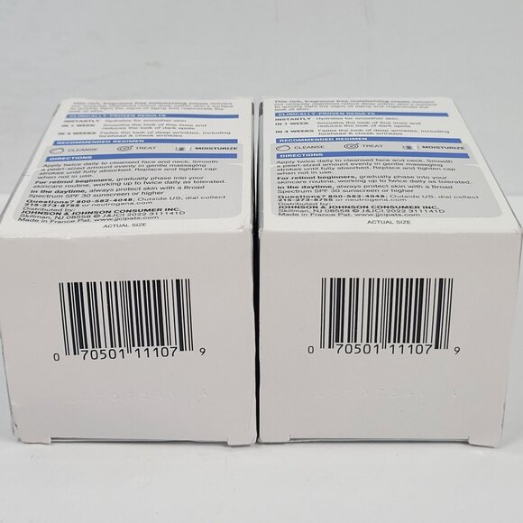 Neutrogena Rapid Wrinkle Repair Retinol Regenerating Cream 1.7 Oz Set of 2 NIB - Picture 5 of 5